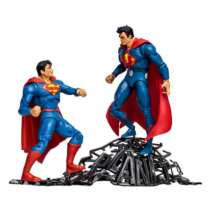 Superman vs Superman of Earth-3 (Gold Label) DC Multiverse Acion Figure 18 cm